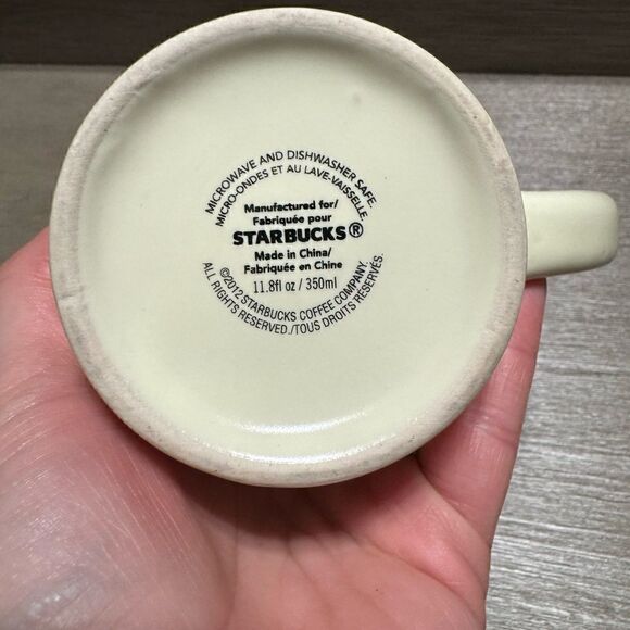 Starbucks TAZO Logo 2012 Tea Mug Coffee Mug 11.8 fl oz - Picture 3 of 4